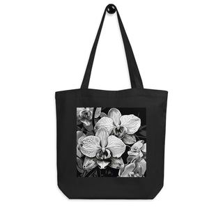 Natural Fiber Tote Bag Orchids