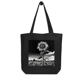 Natural Fiber Tote Bag Sunflower
