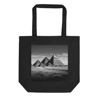 Natural Fiber Tote Bag Pyramids of Giza