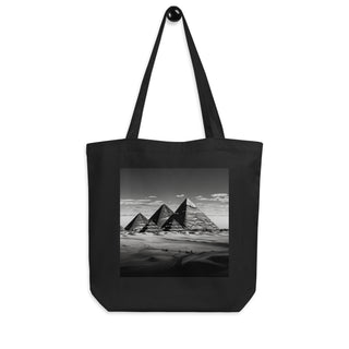 Natural Fiber Tote Bag Pyramids of Giza