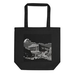 Natural Fiber Tote Bag Acropolis of Athens