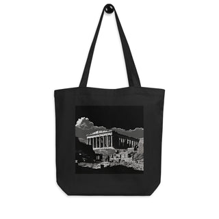 Natural Fiber Tote Bag Acropolis of Athens