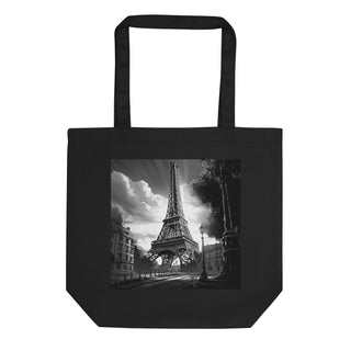 Natural Fiber Tote Bag Eiffel Tower