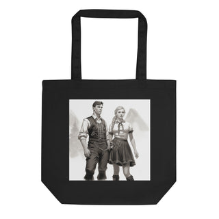 Natural Fiber Tote Bag Bavarian Lederhosen