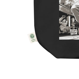 Natural Fiber Tote Bag Brazilian Capoeira