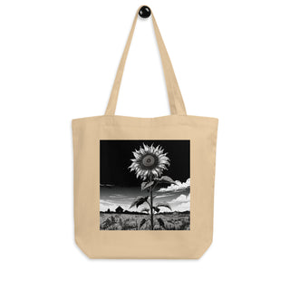 Natural Fiber Tote Bag Sunflower