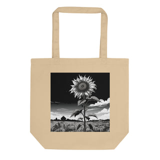 Natural Fiber Tote Bag Sunflower