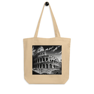 Natural Fiber Tote Bag Colosseum