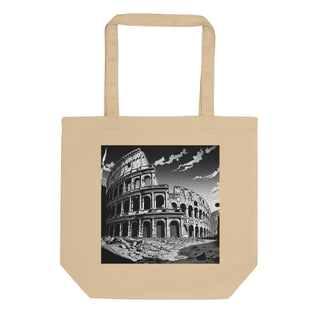Natural Fiber Tote Bag Colosseum