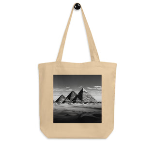 Natural Fiber Tote Bag Pyramids of Giza