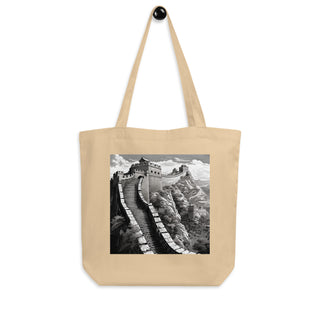 Natural Fiber Tote Bag Great Wall of China