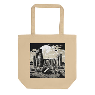 Natural Fiber Tote Bag Stonehenge