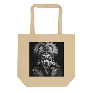 Natural Fiber Tote Bag Indian Kathakali