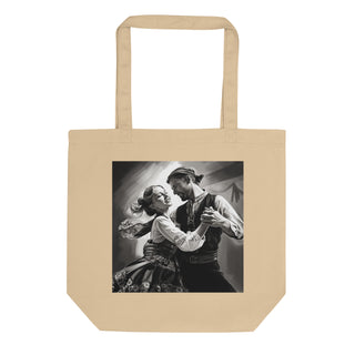 Natural Fiber Tote Bag Hungarian Folk Dance