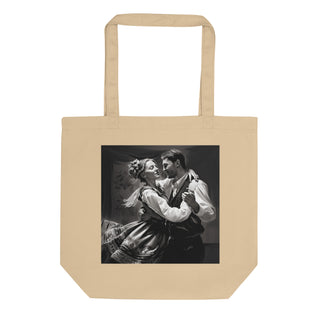 Natural Fiber Tote Bag Hungarian Folk Dance