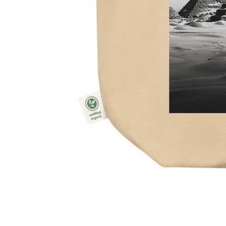 Natural Fiber Tote Bag Pyramids of Giza