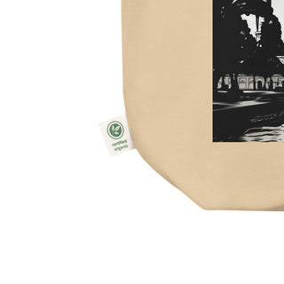 Natural Fiber Tote Bag Taj Mahal