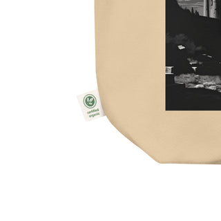 Natural Fiber Tote Bag Acropolis of Athens