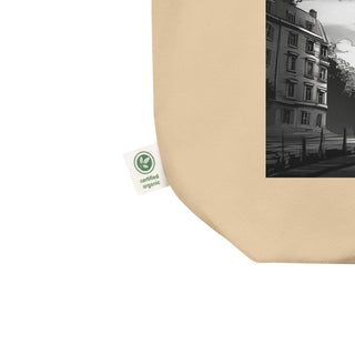 Natural Fiber Tote Bag Eiffel Tower