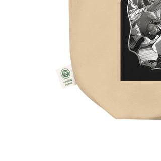 Natural Fiber Tote Bag Brazilian Capoeira