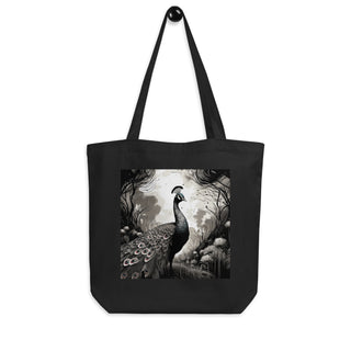 Natural Fiber Tote Bag Peacock