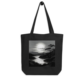 Natural Fiber Tote Bag Sunset Serenity