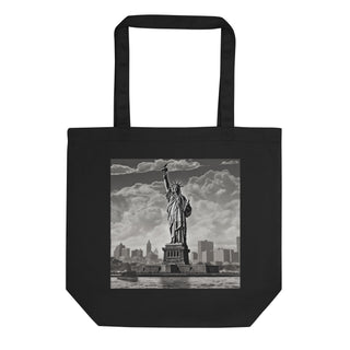 Natural Fiber Tote Bag Statue of Liberty