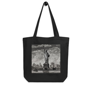 Natural Fiber Tote Bag Statue of Liberty