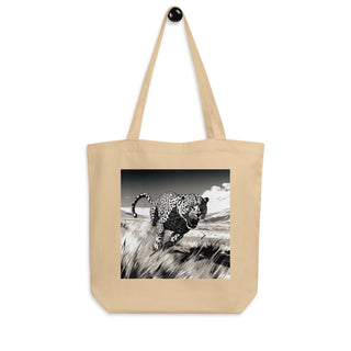 Natural Fiber Tote Bag Cheetah