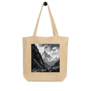 Natural Fiber Tote Bag Mountain Majesty