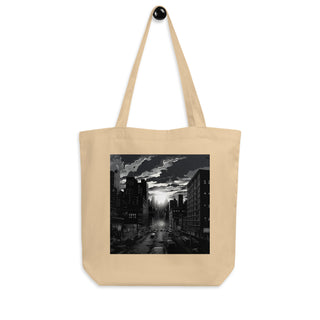 Natural Fiber Tote Bag Skyline Splendor