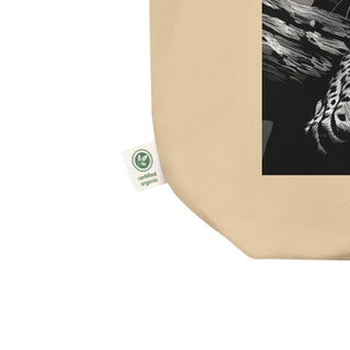 Natural Fiber Tote Bag Leopard