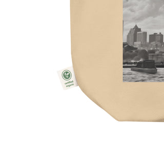 Natural Fiber Tote Bag Statue of Liberty